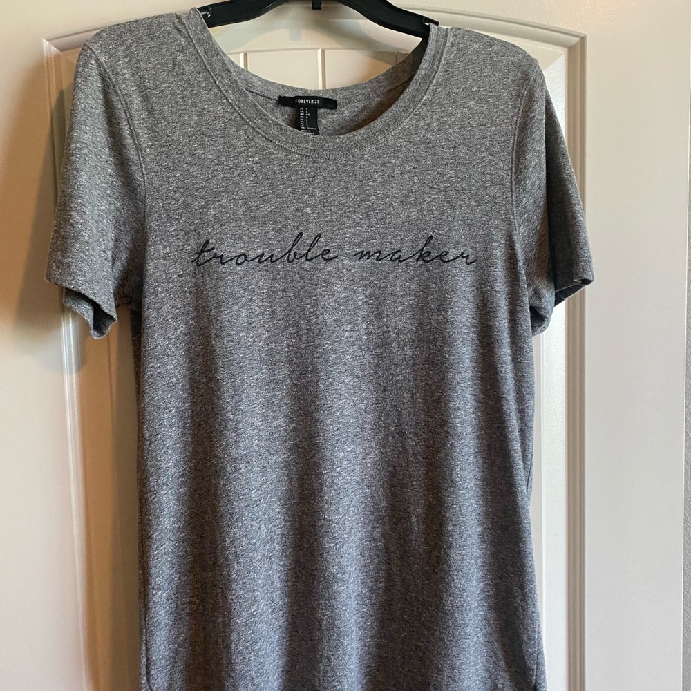F21 troublemaker tee
